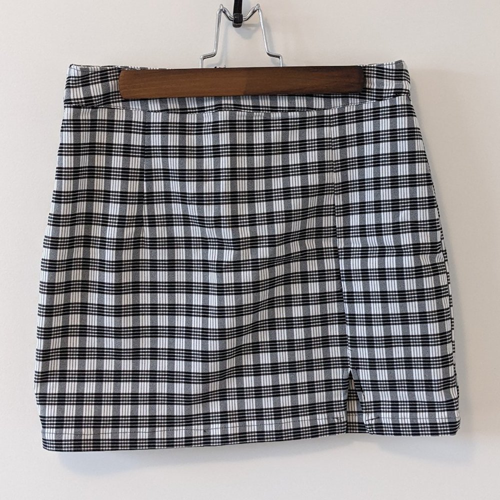 NWT Plaid Mini Skirt